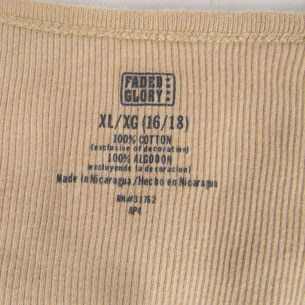 Faded Glory | Women's | XL | Tank Top | Browns - Picture 4 of 4